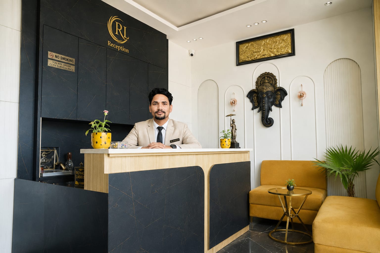 Hotel The Royal Jewel — reception desk